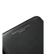 GIANNI CHIARINI WALLETS VACCHETTA CALF Portafoglio piccolo pelle liscia Nero - Portafogli Donna - 5