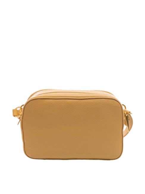 ALPHA Borsa camera case in pelle martellata fresh beige - Borse Donna