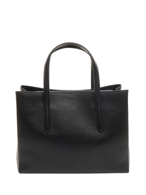 SWAP Borsa tote in pelle martellata Nero - Borse Donna