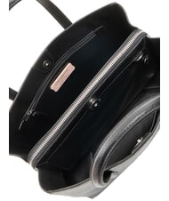 COCCINELLE SWAP Borsa tote in pelle martellata Nero - Borse Donna - 6