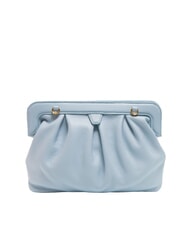 COCCINELLE DILETTA SOFT Borsa clutch in pelle martellata mist blue - Borse Donna - 3