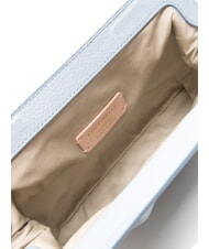 COCCINELLE DILETTA SOFT Borsa clutch in pelle martellata mist blue - Borse Donna - 6