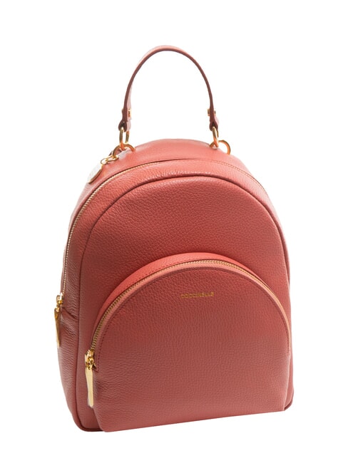 ALPHA Zaino in pelle martellata con tasca pot - Borse Donna