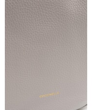 COCCINELLE ALPHA Borsa sottospalla in pelle martellata light grey - Borse Donna - 5