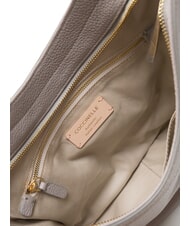 COCCINELLE ALPHA Borsa sottospalla in pelle martellata light grey - Borse Donna - 6