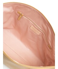 COCCINELLE ALPHA Borsa shopping in pelle martellata fresh beige - Borse Donna - 6