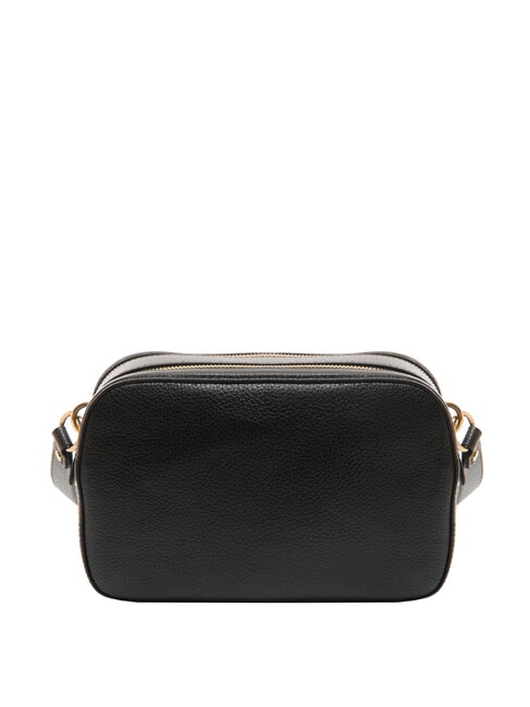 ALPHA Borsa camera case in pelle martellata Nero - Borse Donna