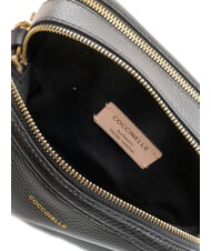 COCCINELLE ALPHA Borsa camera case in pelle martellata Nero - Borse Donna - 5