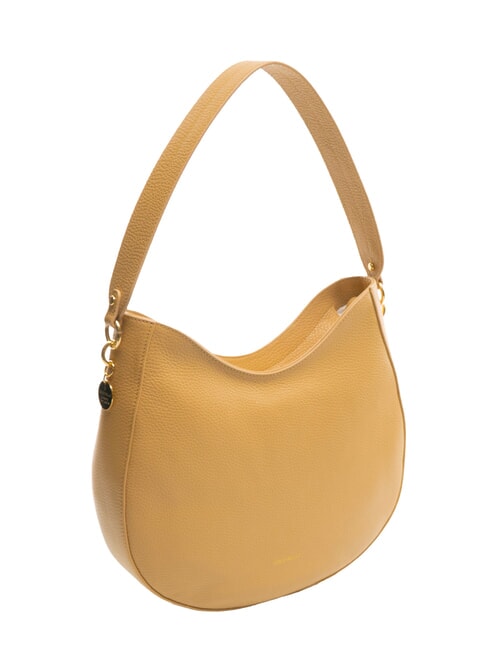 ALPHA Borsa sottospalla in pelle martellata fresh beige - Borse Donna