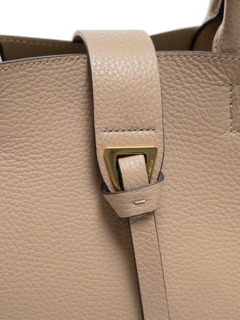 ALBA Borsa tote in pelle martellata powder pink - Borse Donna