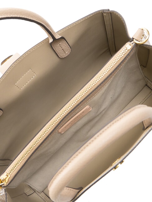 ALBA Borsa tote in pelle martellata powder pink - Borse Donna