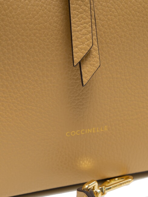 ALBA Borsa a spalla in pelle martellata fresh beige - Borse Donna