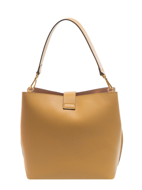 ALBA Borsa a spalla in pelle martellata fresh beige - Borse Donna