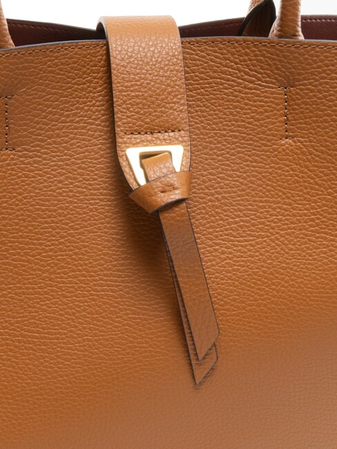 ALBA Borsa a spalla in pelle martellata CUIR - Borse Donna