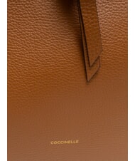 COCCINELLE ALBA Borsa a spalla in pelle martellata CUIR - Borse Donna - 6