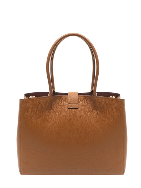 ALBA Borsa a spalla in pelle martellata CUIR - Borse Donna