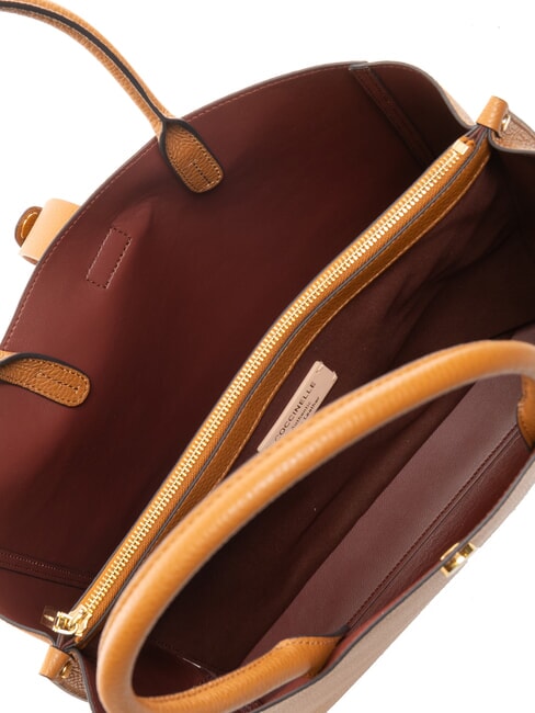 ALBA Borsa a spalla in pelle martellata CUIR - Borse Donna