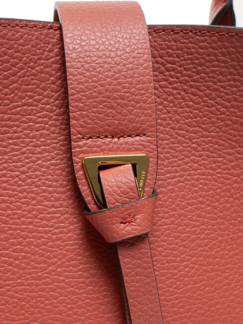 ALBA Borsa a spalla in pelle martellata pot - Borse Donna