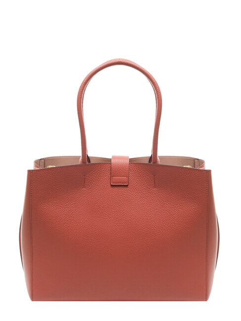 ALBA Borsa a spalla in pelle martellata pot - Borse Donna