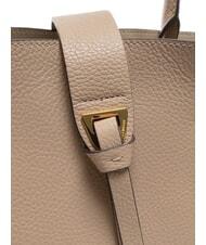 COCCINELLE ALBA Borsa a spalla in pelle martellata powder pink - Borse Donna - 5