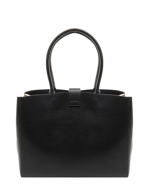 ALBA Borsa a spalla in pelle martellata Nero - Borse Donna