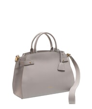 COCCINELLE KLICHE Borsa in pelle con tracolla light grey - Borse Donna - 2