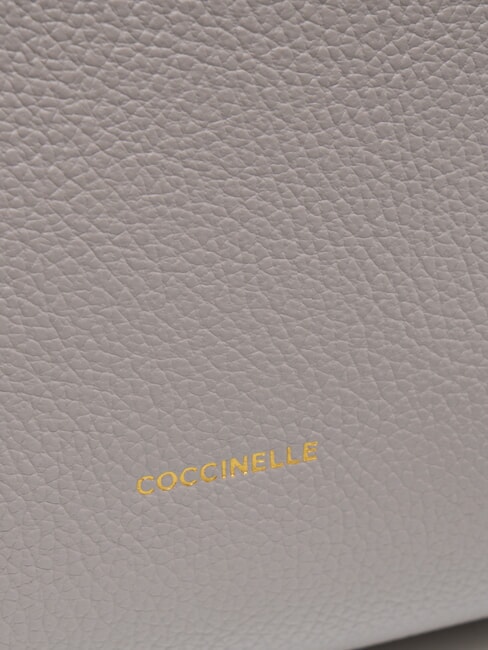 KLICHE Borsa in pelle con tracolla light grey - Borse Donna