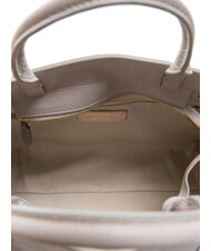 COCCINELLE KLICHE Borsa in pelle con tracolla light grey - Borse Donna - 6