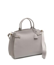 COCCINELLE KLICHE Borsa a mano in pelle martellata light grey - Borse Donna - 2
