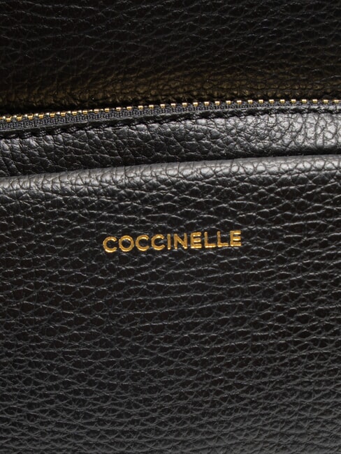 JEN Zaino in pelle martellata Nero - Borse Donna