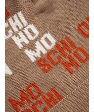 MOSCHINO LOGO BICOLOR Berretto con risvolto - Cappelli