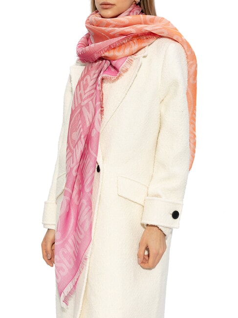 LOGO ALL OVER Stola rosa - Sciarpe