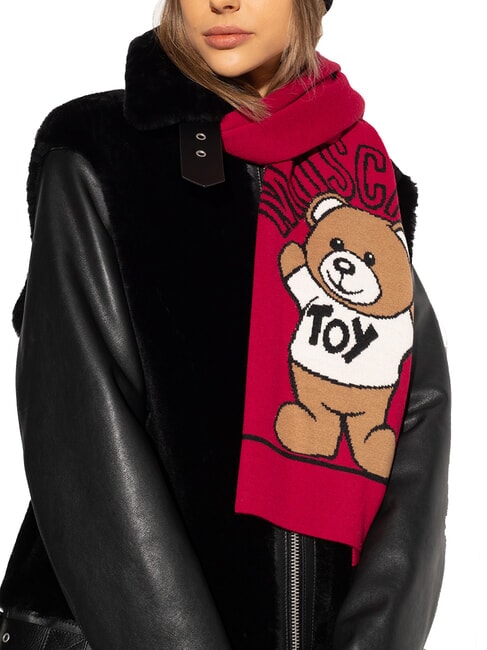 TEDDY Sciarpa misto lana rosso - Sciarpe