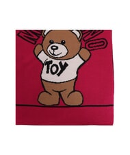 MOSCHINO TEDDY Sciarpa misto lana rosso - Sciarpe - 3