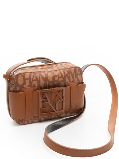 LOGO ALL OVER Camera case cam. rose/car. cafe - Borse Donna