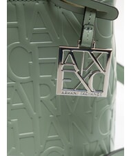 ARMANI EXCHANGE LOGO EMBOSSED Borsetta a mano, con tracolla sage - Borse Donna - 3