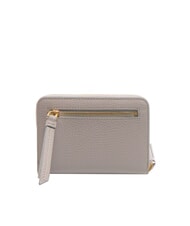 COCCINELLE VOILE Portafoglio medio zip around in pelle light grey - Portafogli Donna - 3