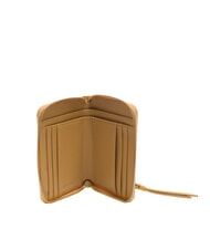 COCCINELLE VOILE Portafoglio medio zip around in pelle fresh beige - Portafogli Donna - 2