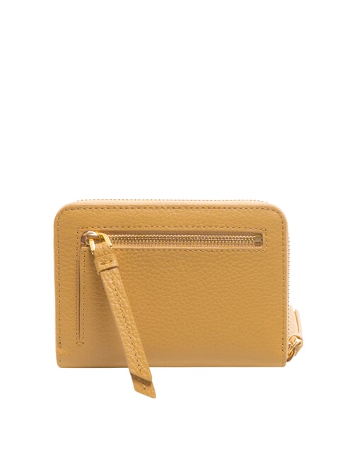 VOILE Portafoglio medio zip around in pelle fresh beige - Portafogli Donna