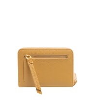 COCCINELLE VOILE Portafoglio medio zip around in pelle fresh beige - Portafogli Donna - 3