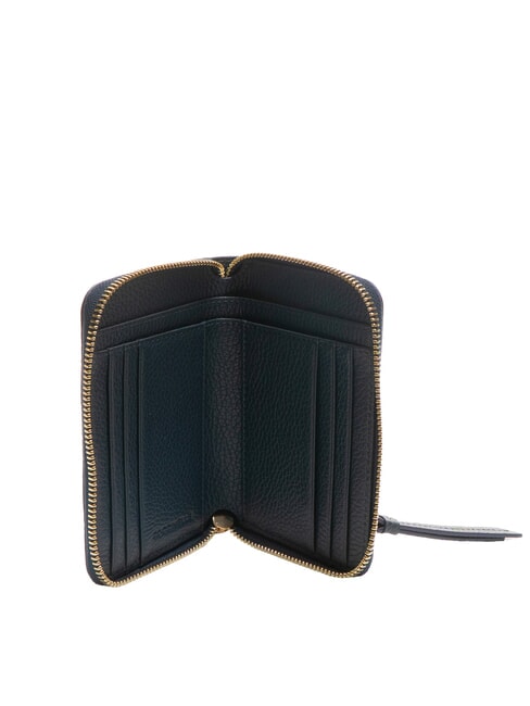 VOILE Portafoglio medio zip around in pelle midnight blue - Portafogli Donna