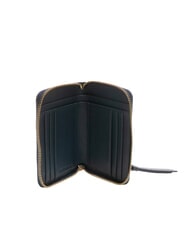 COCCINELLE VOILE Portafoglio medio zip around in pelle midnight blue - Portafogli Donna - 2