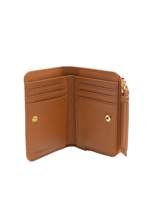 VOILE Portafoglio medio in pelle martellata CUIR - Portafogli Donna