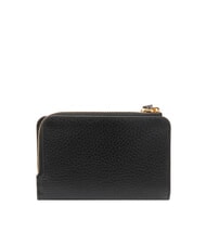 COCCINELLE VOILE Portafoglio medio in pelle martellata Nero - Portafogli Donna - 3