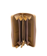 COCCINELLE VOILE Portafoglio grande zip around in pelle fresh beige - Portafogli Donna - 2