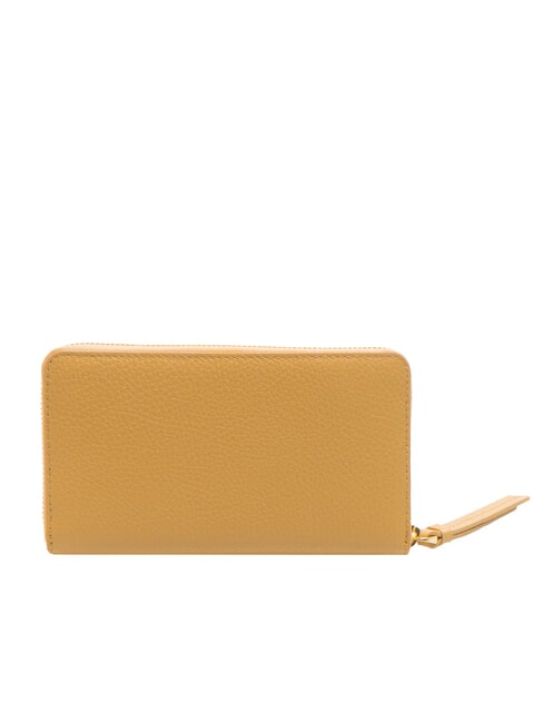 VOILE Portafoglio grande zip around in pelle fresh beige - Portafogli Donna