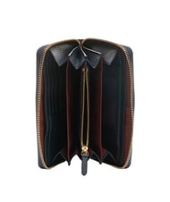 COCCINELLE VOILE Portafoglio grande zip around in pelle midnight blue - Portafogli Donna - 2