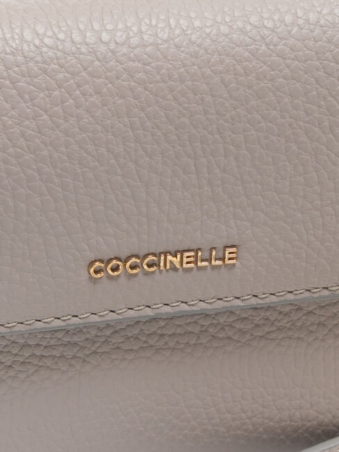 FAINT Borsa mini in pelle martellata light grey - Borse Donna