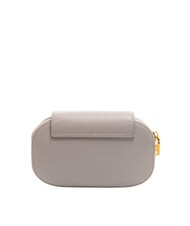 COCCINELLE FAINT Borsa mini in pelle martellata light grey - Borse Donna - 3