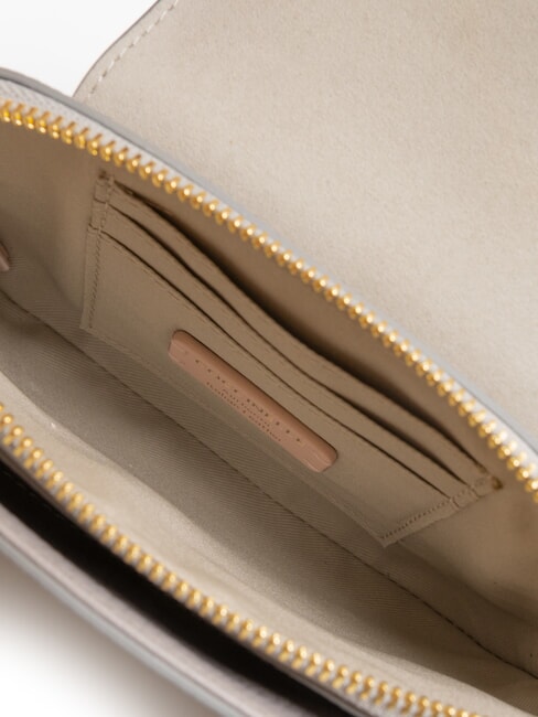 FAINT Borsa mini in pelle martellata light grey - Borse Donna